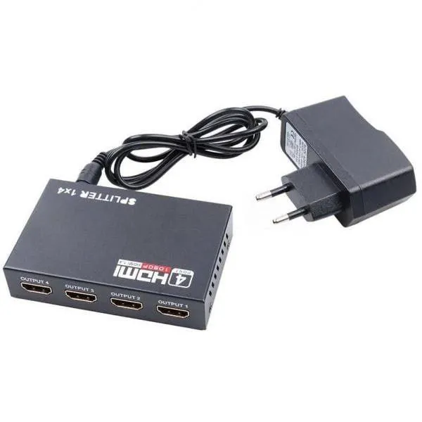 HDMI 1x4 portli splitter (HDMI splitter ver 1.4) 2 HDMI 1x4 portli splitter (HDMI splitter ver 1.4) 2