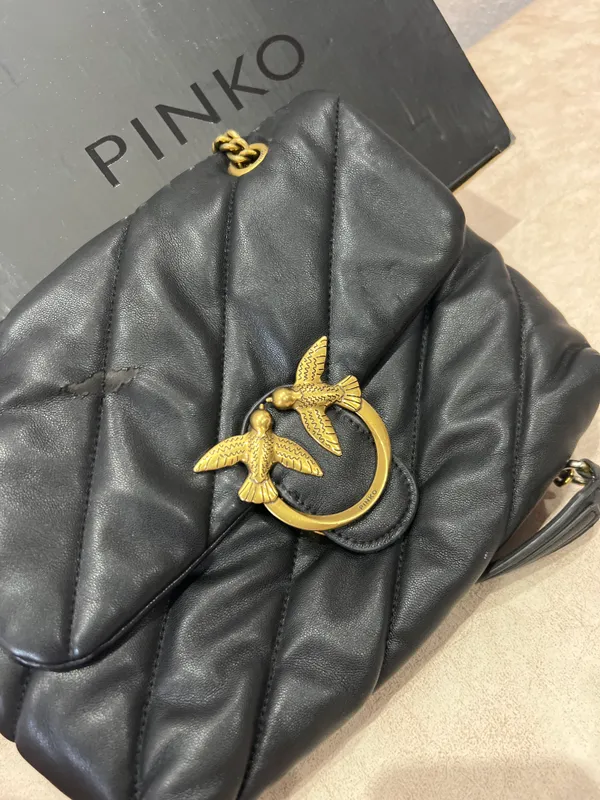 Original PINKO, ustki qismidagi charm biroz ko‘chgan 4 Original PINKO, ustki qismidagi charm biroz ko‘chgan 4