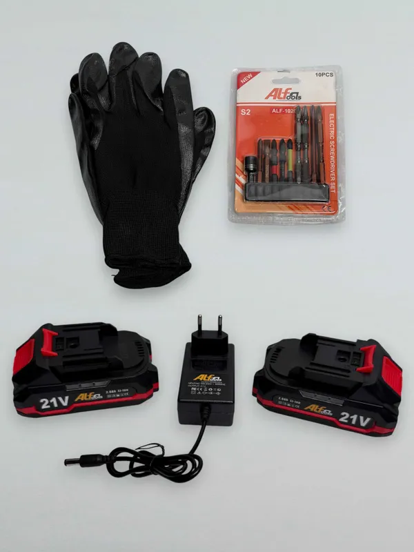 Беспроводной Шуруповерт Alfa Tools 21В, 2 аккумулятора 6 Беспроводной Шуруповерт Alfa Tools 21В, 2 аккумулятора 6