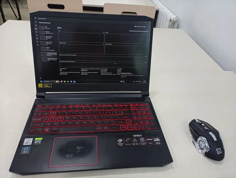 Acer i5 NITRO 5 Gaming. 16gb/750gb SSD. Holat ideal qirilgan joyi yoq — фото 4