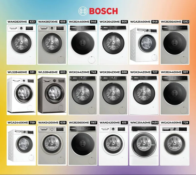 Стиральные машины Bosch из Европы | Новые со склада | Гарантия |