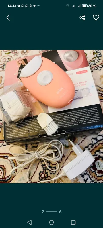 Эпилятор Braun Silk Epil, эпилятор, Браун, epilyator 1
