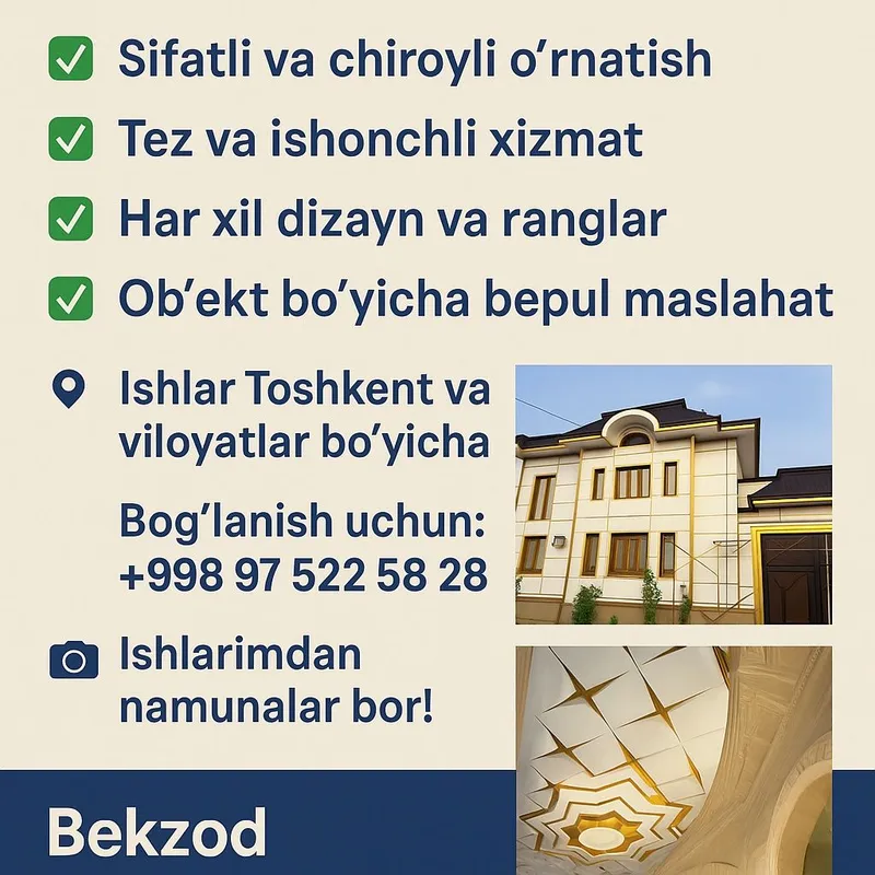 Alucobond_ornatish alikafon xizmati alkafon alucobond alkafon usta