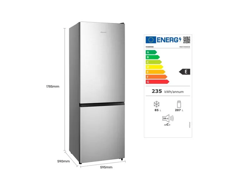 холодильник Hisense rb372n4ace 292L бесплатная доставка