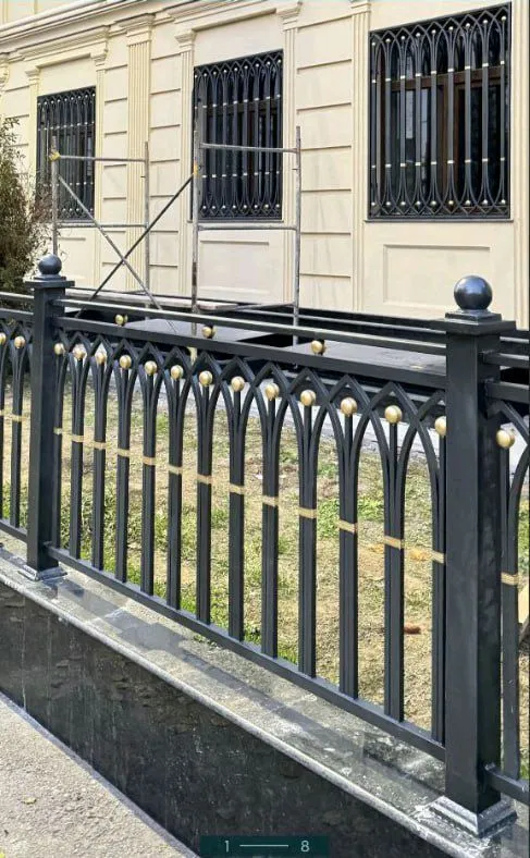 Ворота перилла навес Ворота перилла навес