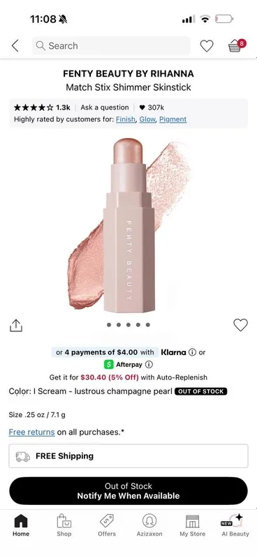 Американские косметики из магазина Sephora