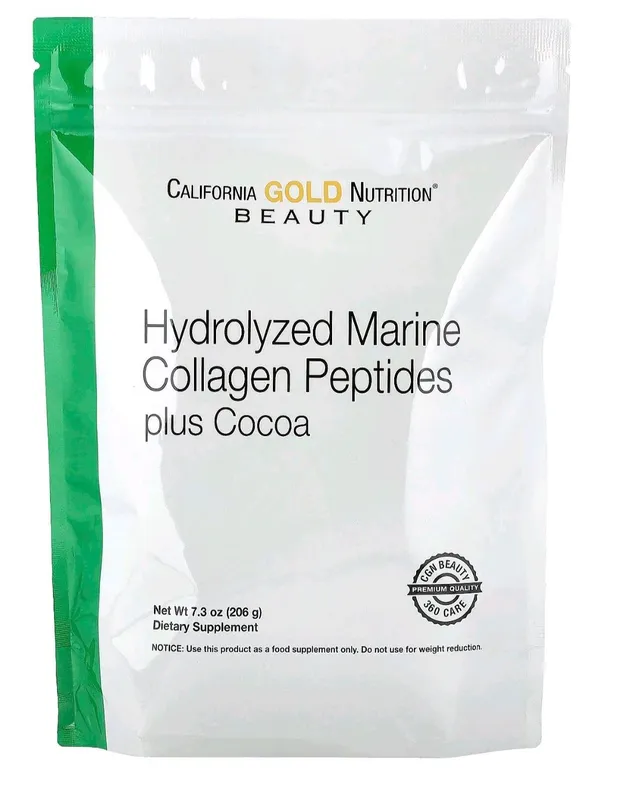 ДОСТАВКИ НЕТ California Gold Nutrition морской коллаген гиалуроновая к