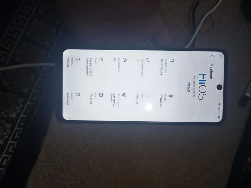tecno pova 3 6/128 6