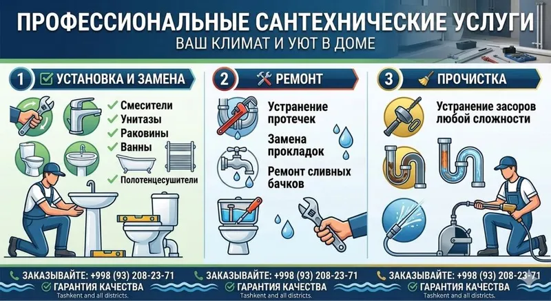 Сантехник. Ремонт и монтаж