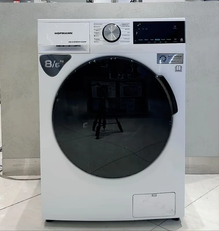Стиральная машина Hofmann WM-814D6BWH-V24/HF 8 Кг (С сушкой) 1