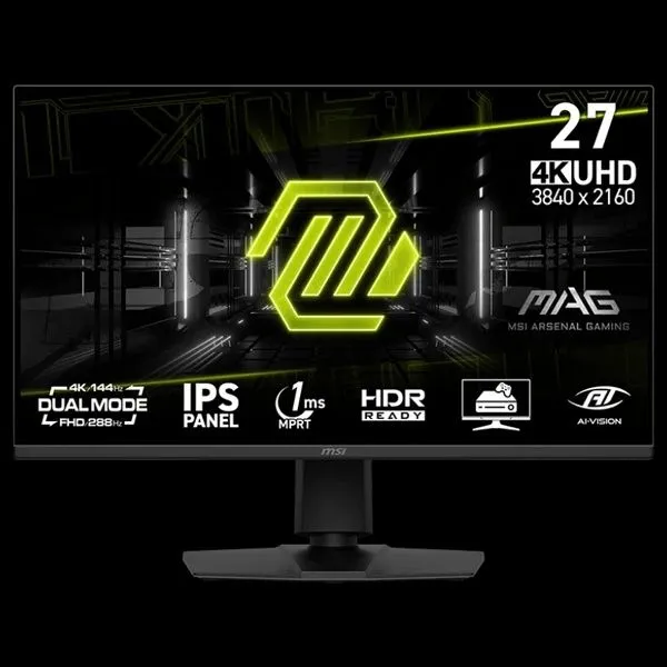 Msi 27 Dual Mode 4k 144Hz / 2K 288Hz 1