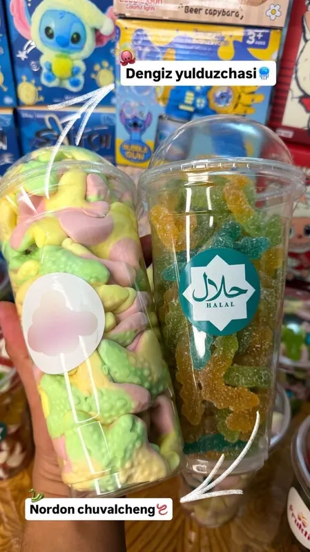 500gr halol marmeladlar ha xili bor Turkiya Xitoy 4