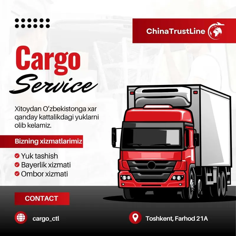 Cargo Xitoy Uzbekistan | Ishonchli Hamkor