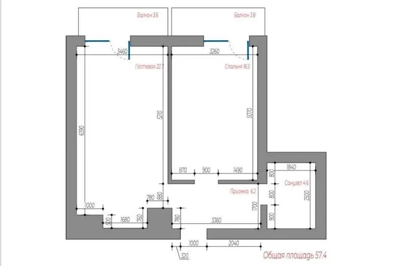 2-комнатная квартира, 53 м², 13/15, ЖК Regnum Plaza — фото 2