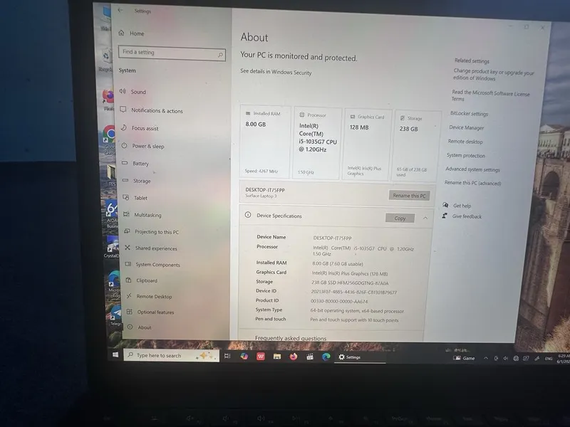 Noutbuk Microsoft Laptop 3 — фото 4
