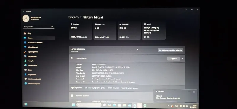 Lenovo Gaming Noutbuk  Turkiya dan op kelinga — фото 2