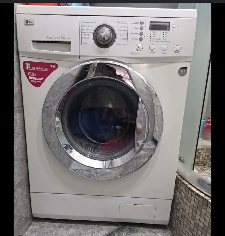 Стиральная машина LG Direct Drive — Надежность, Бесшумность и Идеальна 1 Стиральная машина LG Direct Drive — Надежность, Бесшумность и Идеальна 1