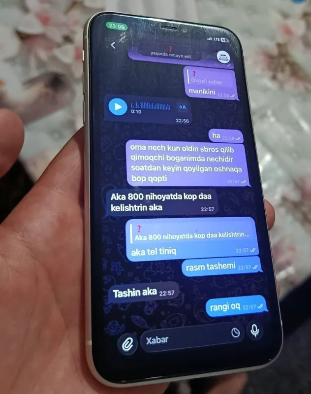 iphone 11 yomkis 82 xotira 128 imei otganFargona — фото 3