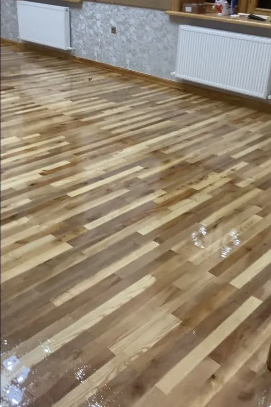шлифовка лакировка пол паркет также крашенная полов укладка ламината — фото 2