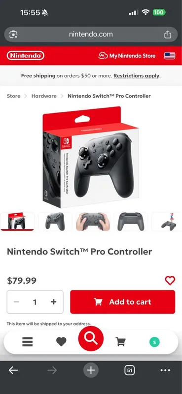 Nintendo Switch Pro controller 1 Nintendo Switch Pro controller 1