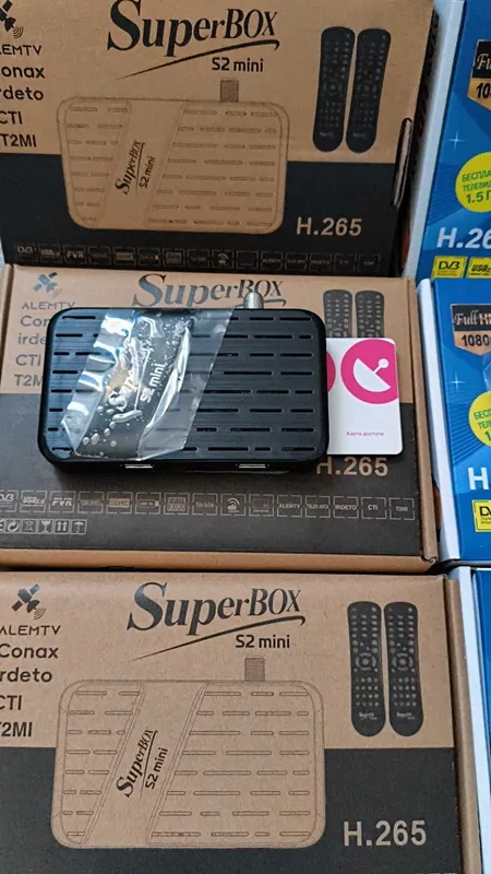 Спутниковый Тюнер Новый Superbox S2Mini Читает Карты Conax Irdeto Cti