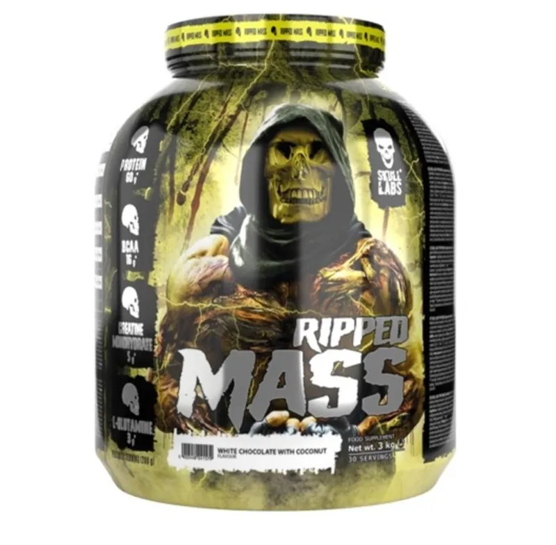 RIPPED MASS 3 кг – Гейнер от Skull Labs
