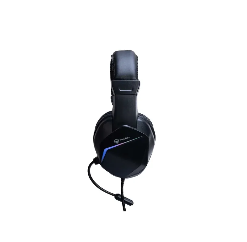 ! Гарнитура Meetion HP022 Black проводная игровая с RGB-подсветкой — фото 1