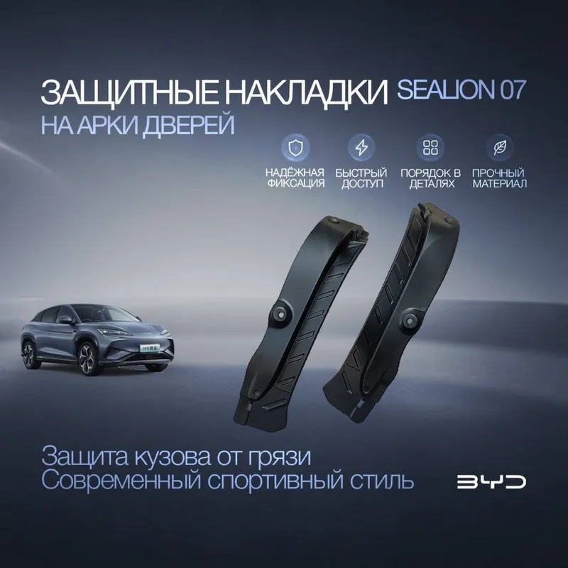 Защитные накладки на арки дверей для BYD Sealion 07