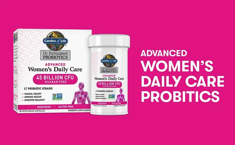 Garden of Life Advanced Women's Daily Care Probiotic 60 капсул 1