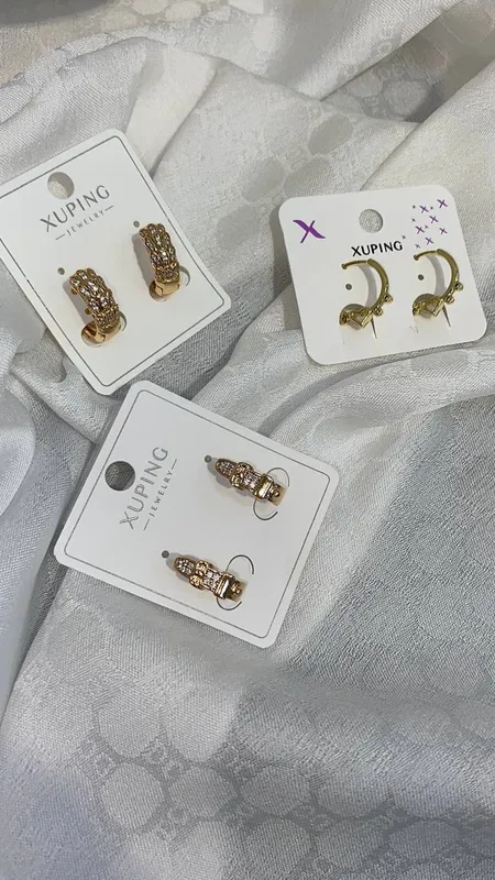 Серьги Xuping с гарантией 3 года 4