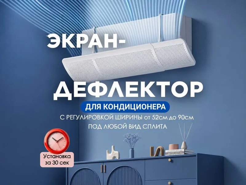 Shamol qaytargich, дефлектор кондиционера 180°