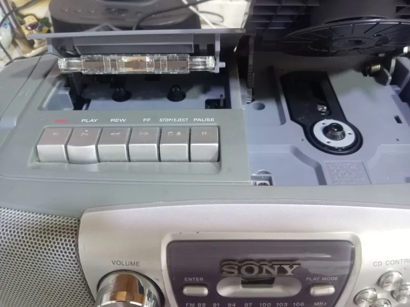 Sony boombox CD кассета 6 Sony boombox CD кассета 6
