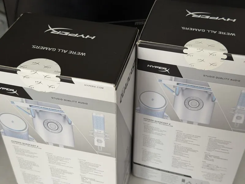 Hyperx Quadcast 2 Frost white — фото 1 Hyperx Quadcast 2 Frost white — фото 1