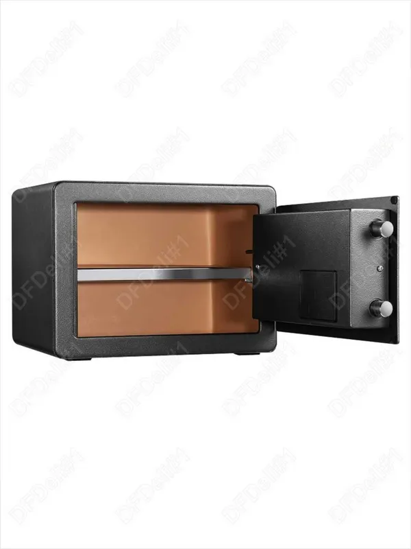 Seyf 250x350x250 Deli 33559 elektron kod + kalit + barmoq izi, 10,1 kg 3 Seyf 250x350x250 Deli 33559 elektron kod + kalit + barmoq izi, 10,1 kg 3