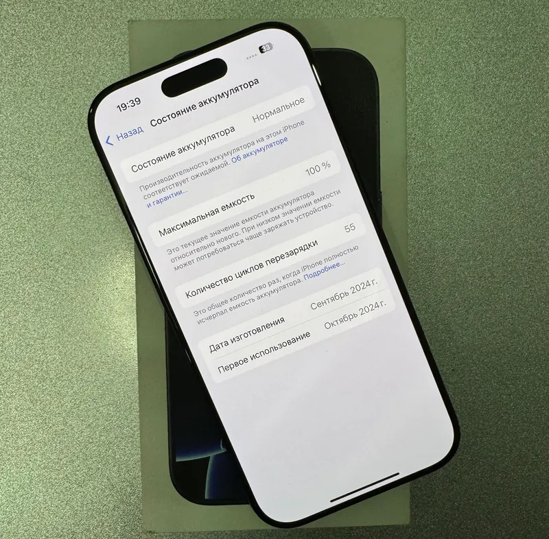 Iphone 16 pro 256 / 100% / 55 sikl — фото 2