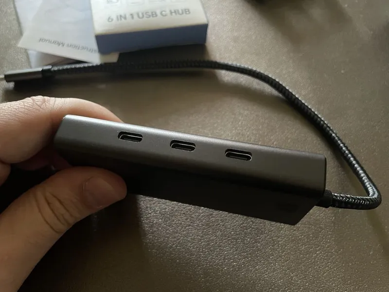 Type-C USB HUB 6 в 1 — фото 1