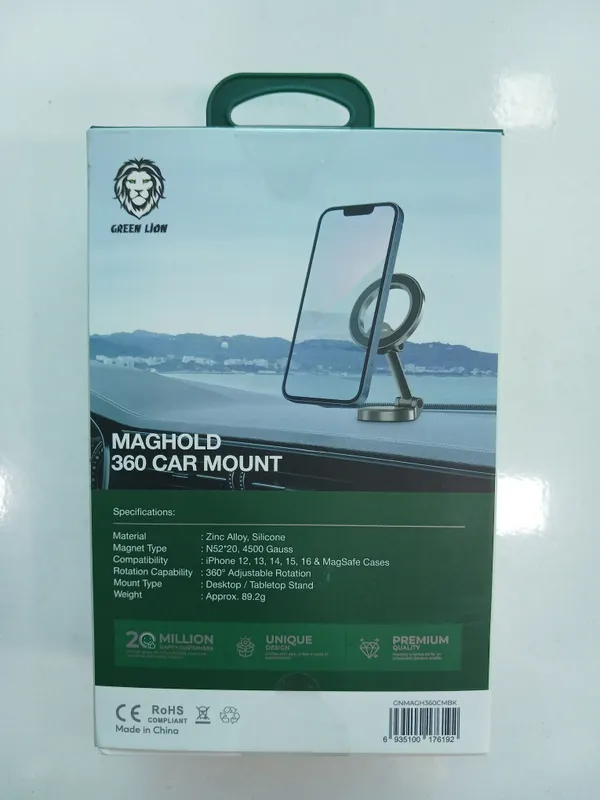 Maghold 360' car mount.green lion — фото 2