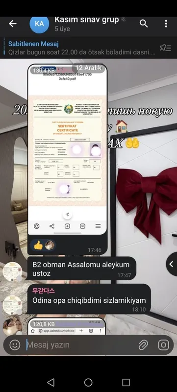 TURK TILI kursi 250 mingdan 2 TURK TILI kursi 250 mingdan 2