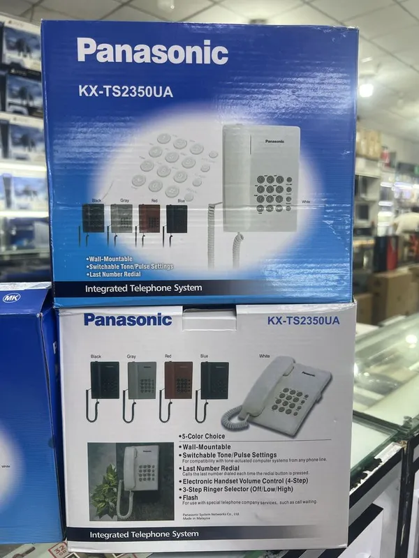 Проводной телефон Panasonic KX-TS2350RU оригинальный стационарный дома — фото 3