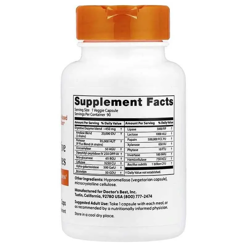 Doctor's Doctors Best Digestive Enzymes ферменты enzems — фото 1