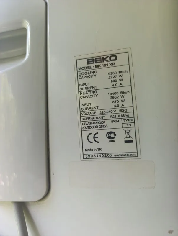 Срочно продам кондиционер Beko 09 работает хорошо