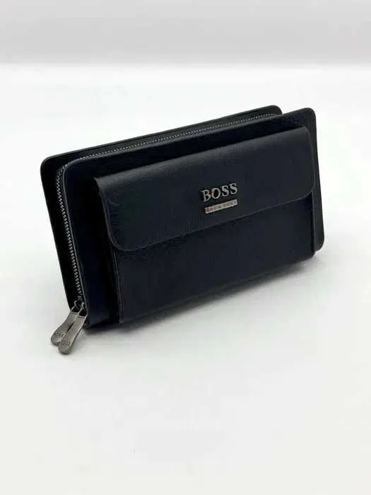HUGO BOSS Классический мужской кошелек, барсетка — фото 1 HUGO BOSS Классический мужской кошелек, барсетка — фото 1