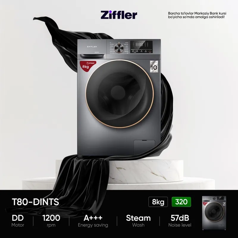 Стиральная машина ZIFFLER 8/240 10/300