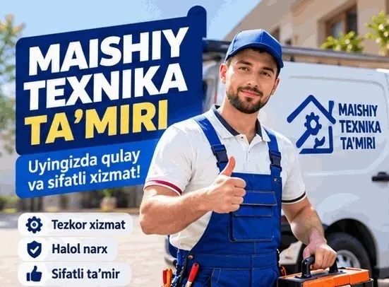 Maishiy texnika tamirlash xizmati 3 Maishiy texnika tamirlash xizmati 3