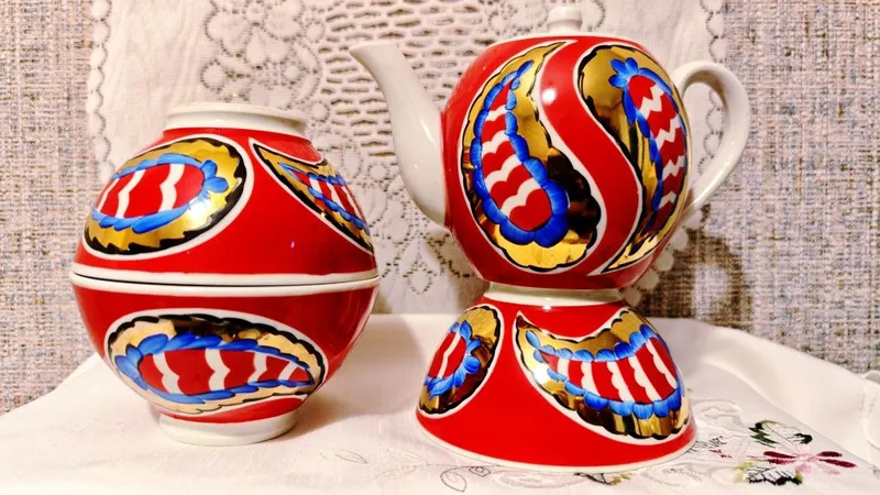 Песочное.Чайный сервиз СССР 1