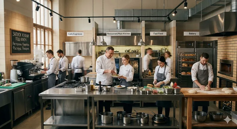 Профессиональный запуск кухни под ключ HoReCa Профессиональный запуск кухни под ключ HoReCa