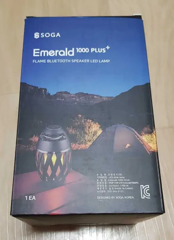 Корейские Bluetooth свеча - колонки Soga emerald 1000 plus — фото 2