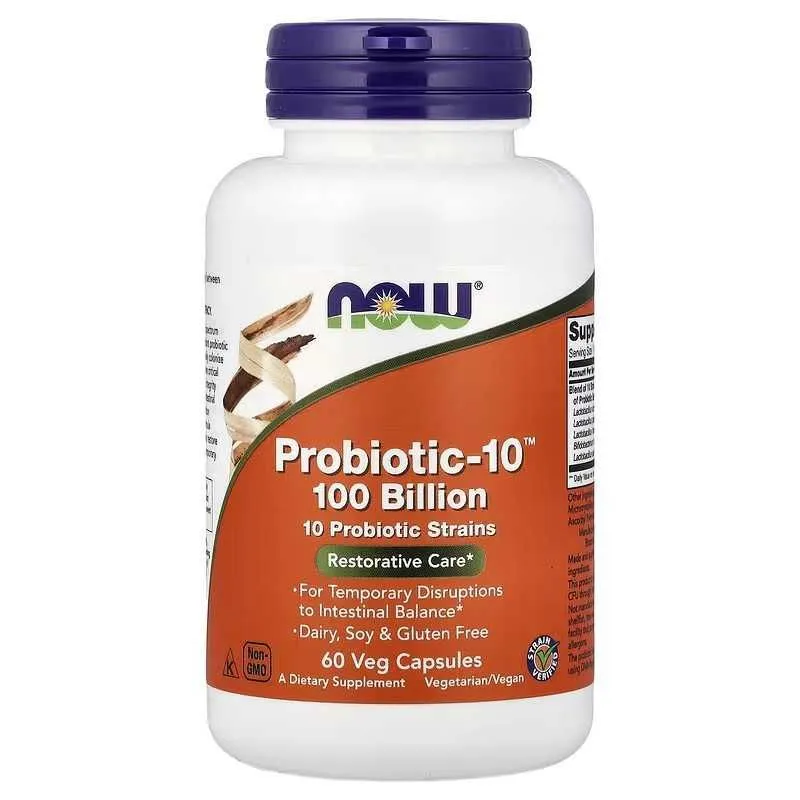 NOW Foods Probiotic-10 Probiotic - 10 пробиотик-10 Probiotik - 10 — фото 4