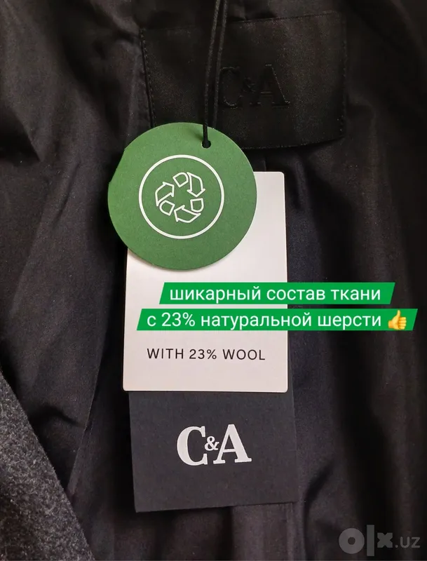 1-OKTABRGACHA! C&A paltosi, Germaniya, katta o‘lcham, birkali yangi 5 1-OKTABRGACHA! C&A paltosi, Germaniya, katta o‘lcham, birkali yangi 5