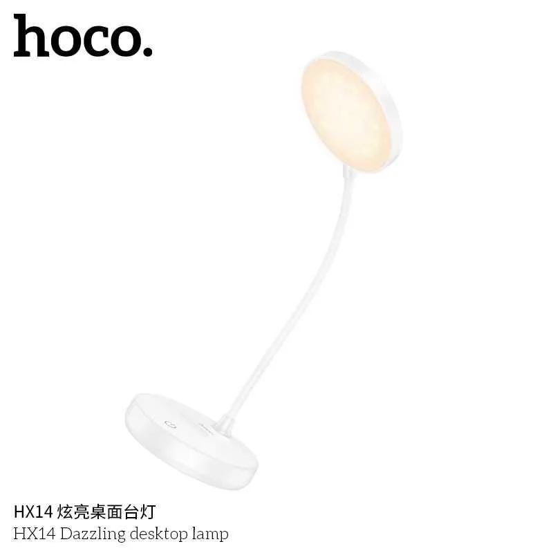 Hoco HX14 Dazzling Беспроводная Настольная Лампа Wireless Desk Lamp — фото 5